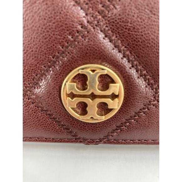 Tory Burch Willa Medium Wallet Claret - Picture 2 of 15